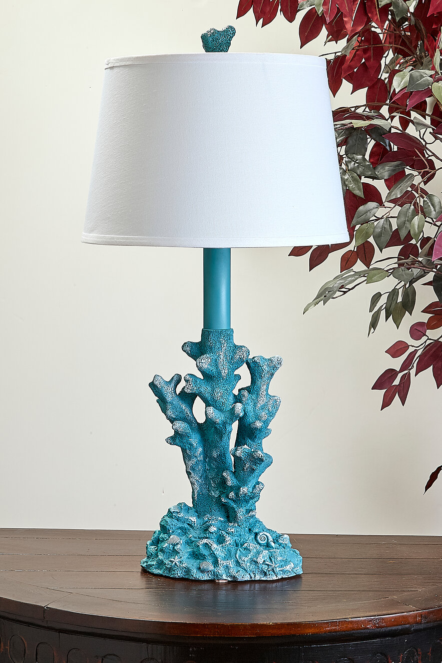 Coral Table Lamp 2 - Buy Themed Table Lamps in the USA | Golfer ...